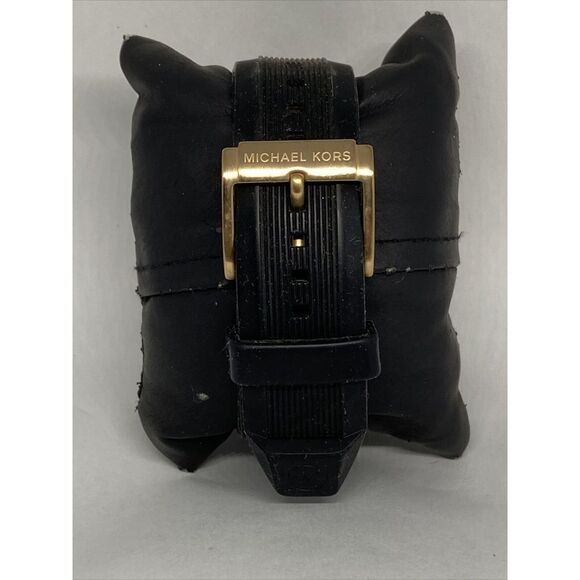 Michael Kors Dylan MK8184 Men's Black Silicone Analog Dial Quartz Watch VK772 - Picture 6 of 12